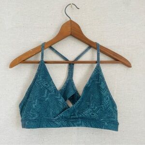 Patagonia Teal Bralette with Racerback
